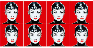 Foto carnet fondo rojo